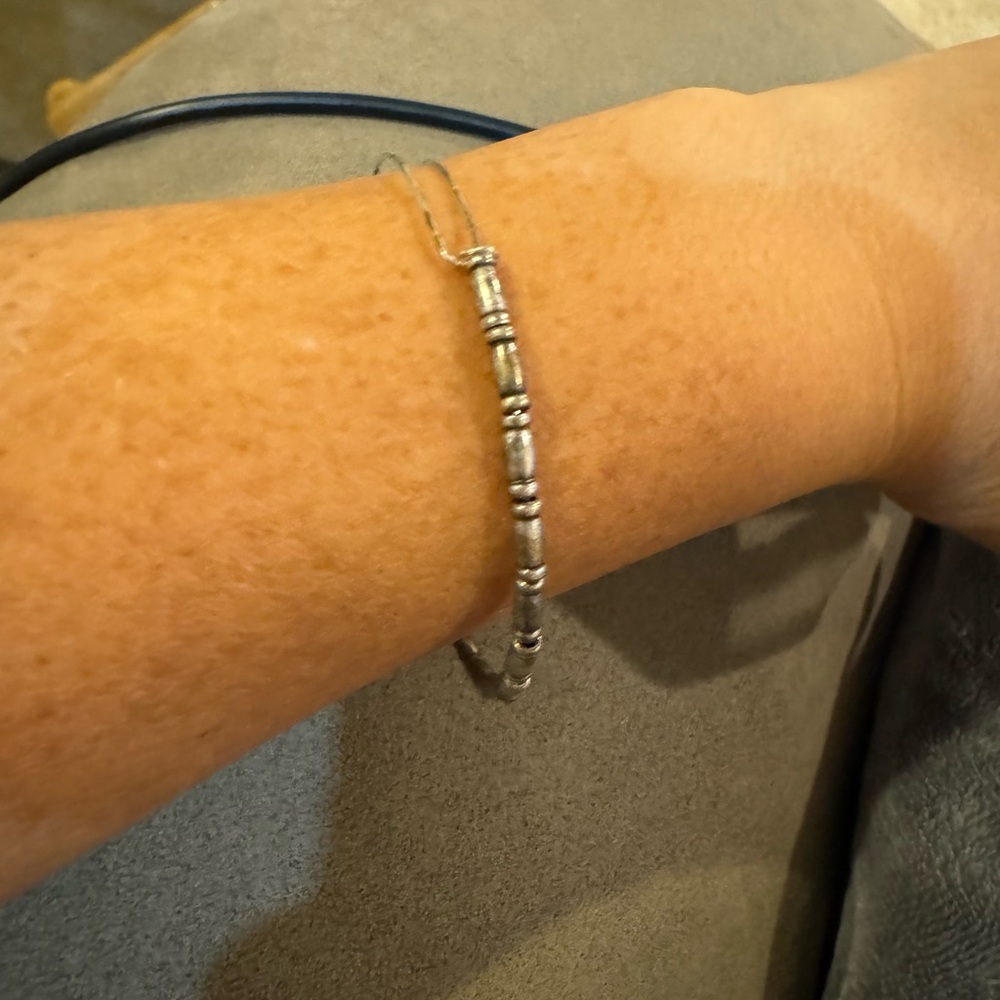 Alex and Ani beaded bangle bracelet